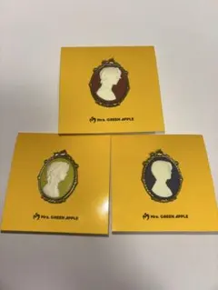 Mrs. GREEN APPLE バベルの塔 カメオピンズ 3個セット