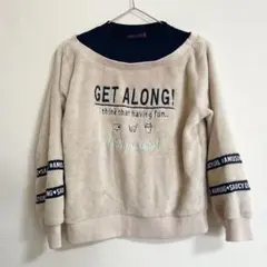 美品★キッズ スウェット セーター フリース 150サイズ レイヤード