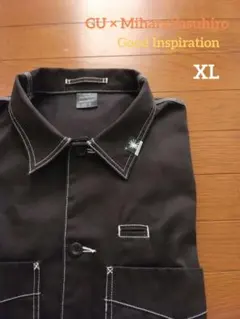 【GU × MiharaYasuhiro】カバーオールJK 黒 XLのサムネイル