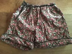 セラフ コーデュロイ 120 ショートパンツ 花柄 美品