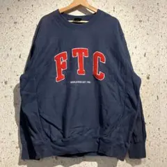 FTC スウェット ネイビー XL ロゴ刺繍　エフティーシーのサムネイル
