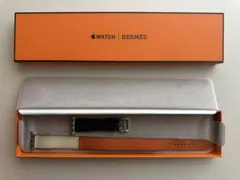 HERMES Apple Watch バンド　オレンジ　ネイビー　2連