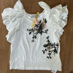 Christian Dior フリル袖 花柄Tシャツのサムネイル
