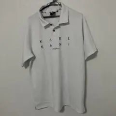 Karl Kani ポロシャツ ホワイト メンズ ゴルフ