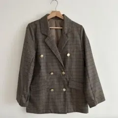 ラメ入りチェック柄 ジャケットのサムネイル