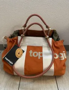 トポロジー Summit Tote Wide Medium オレンジ カーキ - メルカリ