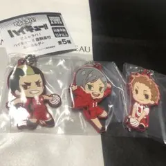 ハイキュー‼︎　でふぉラバ！　音駒高校キーホルダー