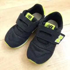 New Balance スニーカー ブラック/ライム15センチ