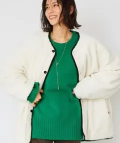 BARNYARDSTORM /【WEB限定カラー】クルーAQUAニット グリーン