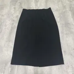 PINORE タイトスカート ブラック 上質素材 フォーマル きれいめ