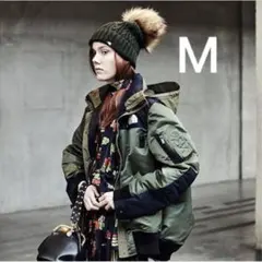 最終　sacai THE NORTH FACE フード付きダウンジャケット THE NORTH FACE×sacai ダウンジャケット NF0A3L7W ブラック