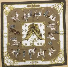 エルメス/HERMÈS シルクスカーフ 馬と騎士