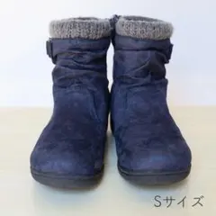 【美品】 NUOVO ブーツ Sサイズ 紺色のサムネイル