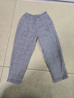 UNIQLO キッズ チェック柄パンツ 116-125cm