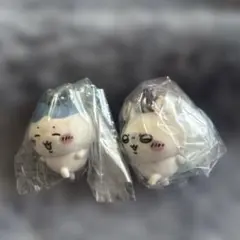 新品未開封　ちいかわ マスコットつきビスケット　ハチワレ　モモンガ 2点