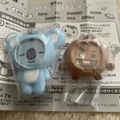 BT21 フォトフレームマスコット　２点セット