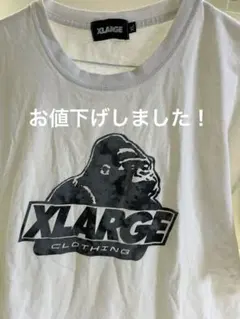 XLARGE ゴリラプリント Tシャツ Lサイズ ホワイト