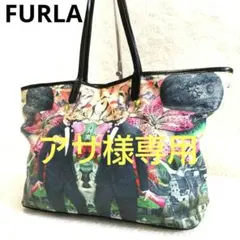 FURLA フルラ 不思議の国のアリス コラボ 総柄 トートバッグ 超激レア
