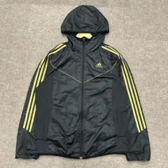 【R34】 adidas アディダス ナイロンパーカー サイズO ブラック