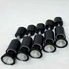 スポットライト ダクトレール用 ソケット ランプ5個セット E26LED電球付き