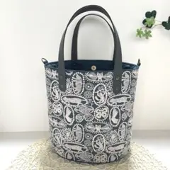 ハンドメイド バケツトートバッグ ミナペルホネン choucho 522 - メルカリ
