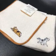 セリア 馬 タオルハンカチ　セット