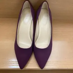 Number Twenty one パープルのパンプス　23.5㎝のサムネイル
