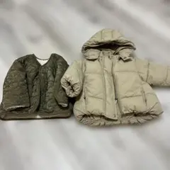 子供服　アウター2点　ダウンコート　BREEZE CLASSIC 90〜95