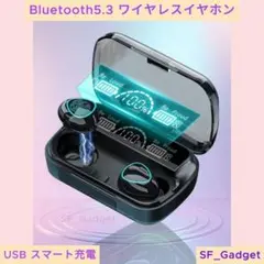 Bluetooth 5.3 ワイヤレスイヤホン 充電 イヤホン 防水