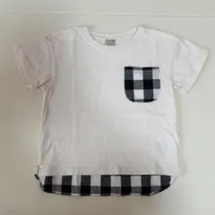 petit main ポケット付きTシャツ 100cmのサムネイル