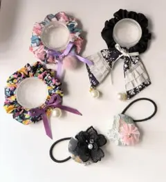 【オークション形式】リバティ.ヘアゴムset
