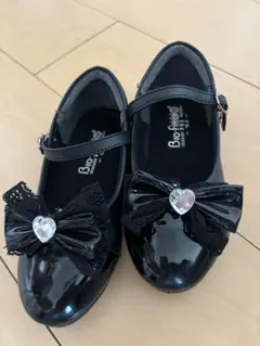 【19.0cm】Biofriend ブラック フォーマルシューズ