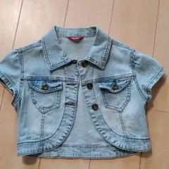 半袖Ｇジャンデニムジャケットショート丈