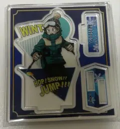 ヒロアカ 緑谷 アクスタ冬＋JF2021 ミニ色紙 緑谷 爆豪