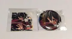 コミケ107　くじ　冨岡義勇 E賞 缶バッジ　F賞ステッカーセット