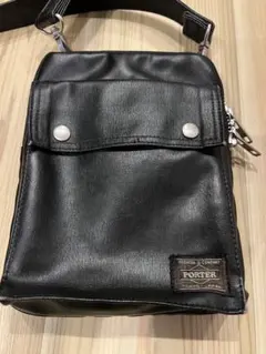 PORTER ブラック ショルダーバッグ