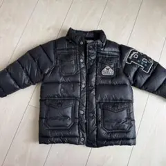 DOUBLE_B ダブルビー ダウンジャケット ミキハウス 黒 ブラック