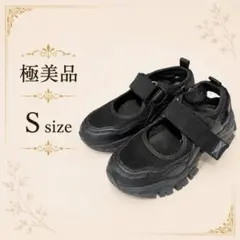 【美品】niko and… ニコアンド 厚底メッシュスニーカーサンダル Sのサムネイル