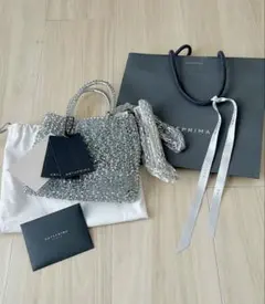 ANTEPRIMA シルバー パーティーバッグ 保存袋、紙袋付き ANTEPRIMA シルバー パーティーバッグ 保存袋、紙袋付き