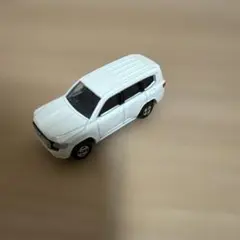 ホワイト ランドクルーザーミニカー