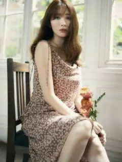 herlipto ワンピース　チェリー　キャミ　M 新品 Her lip to チェリー柄キャミワンピース - メルカリ