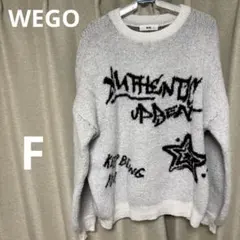 WEGO グラフィックニットセーター