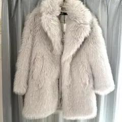 ZARA ザラ　ロングファーコート　Sサイズ
