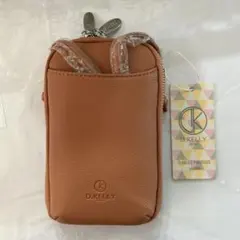 お値下げ！D.KELLY スマホショルダーバッグ オレンジ