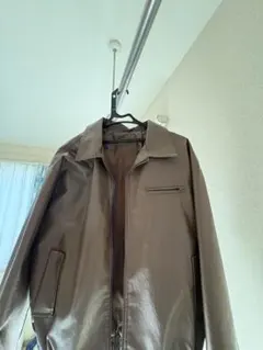 ブラウンレザージャケット M