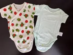 ユニクロ　半袖ボディスーツ2枚セット 70㎝