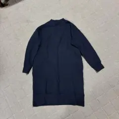 UNIQLO スウェットワンピース ネイビー 140