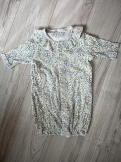 花柄コンビドレス　50〜60㎝