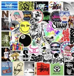 STUSSY防水ステッカーセット48〜50枚入り