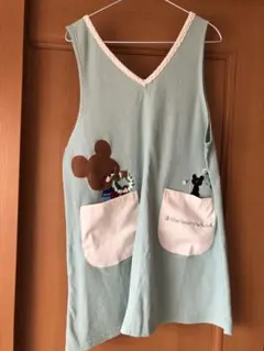 お値下げ中〜くまのがっこうミントグリーン エプロン